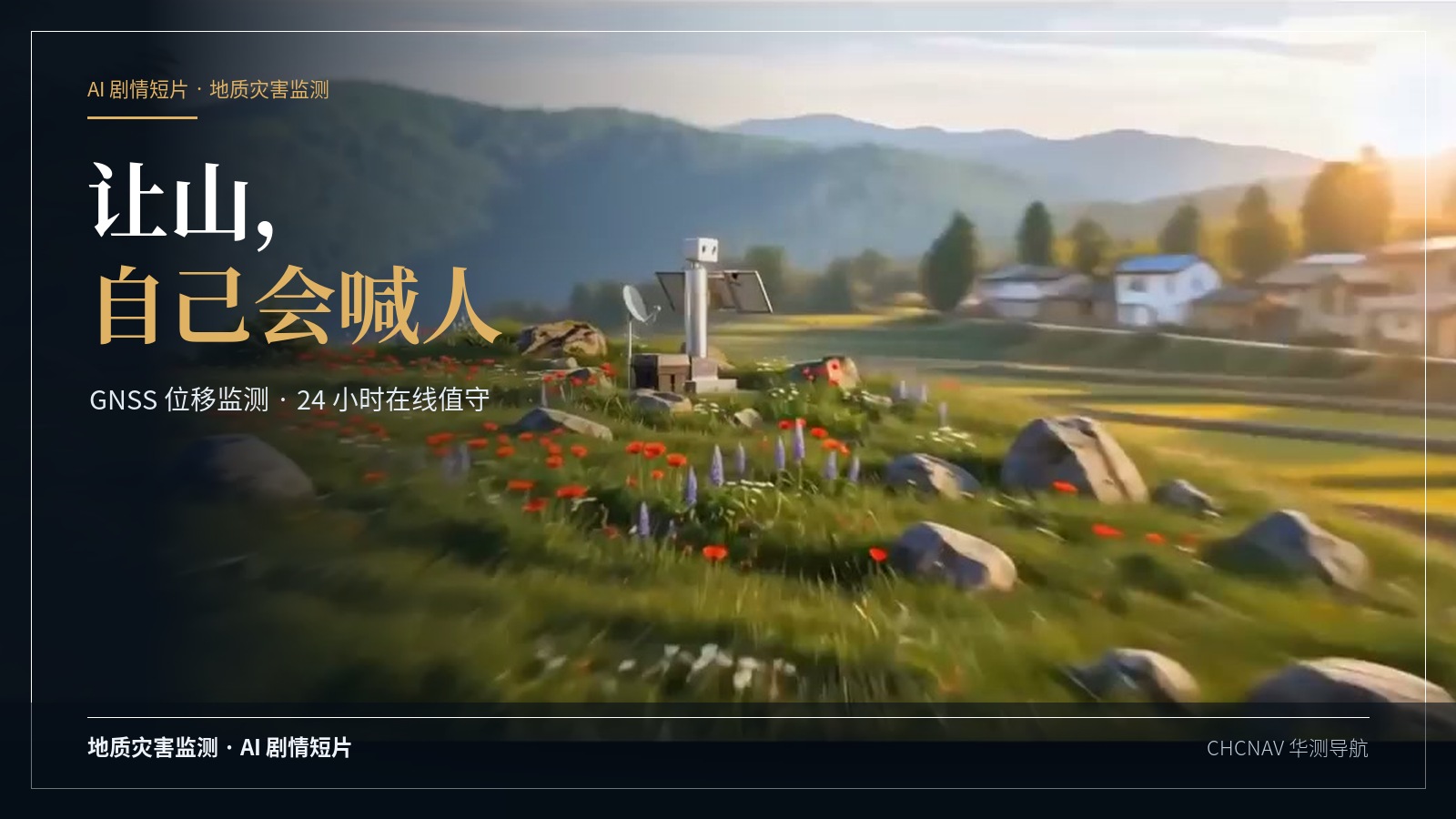 从挨家敲门到提前撤离！猛犸用 AI 完成华测导航地质灾害监测剧情短片