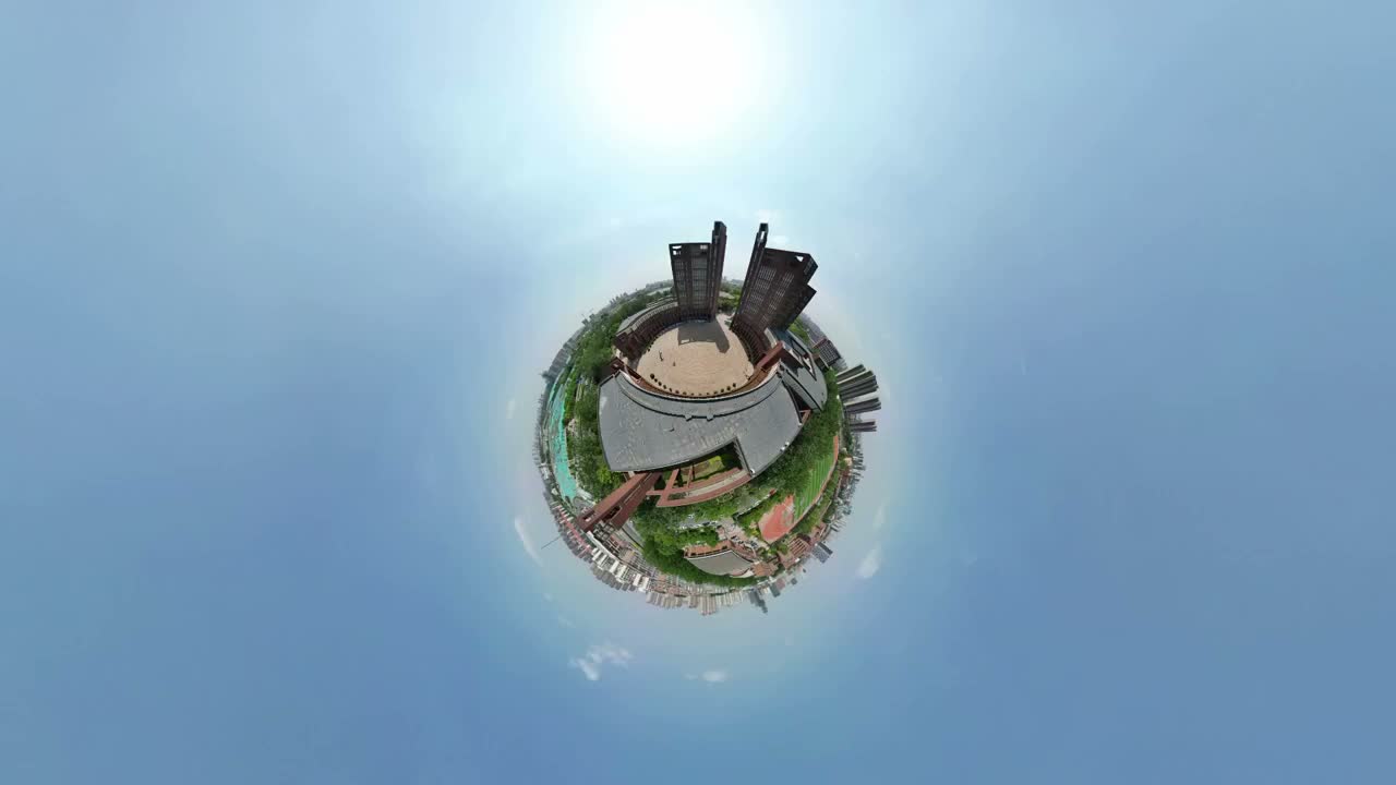 校园航拍