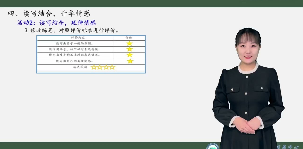 评价标准页