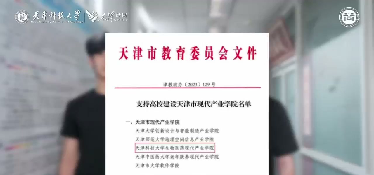 天津市教育委员会文件出镜
