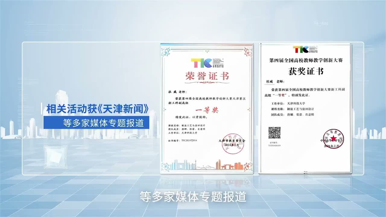 荣誉证书展示
